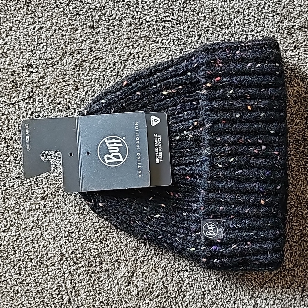 Buff Knitted and Fleece Hat